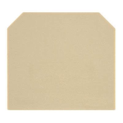 0270460000 WEIDMULLER Торцевая пластина (клеммы), 50 mm x 3 mm, бежевый