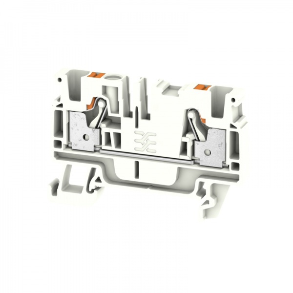 2051290000 WEIDMULLER Проходная клеммная колодка, PUSH IN, 4 mm², 800 V, 32 A, Количество соединений: 2