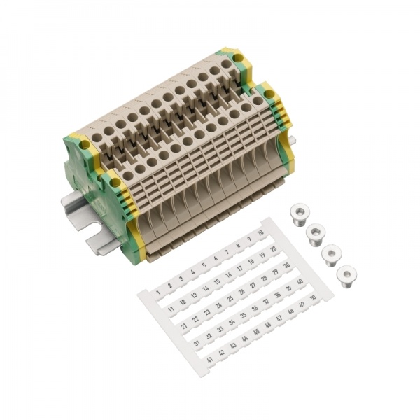 8000003444 WEIDMULLER Одно- и многоконтактная клеммная колодка, Винтовое соединение, 4 mm², Количество полюсов: 12
