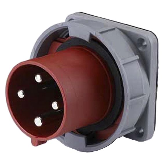 26066DEK DEKraft Вилка для скрытой проводки 634 3Р+РЕ 63А 380В IP67 В