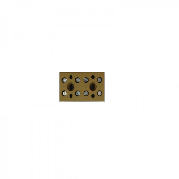 7906080000 WEIDMULLER Одно- и многоконтактная клеммная колодка, Винтовое соединение, 4 mm², 400 V, 32 A, Количество полюсов: 4, 22 mm, Умеренно желтый