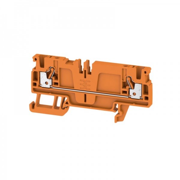1989920000 WEIDMULLER Проходная клеммная колодка, PUSH IN, 2.5 mm², 800 V, 24 A, Количество соединений: 2