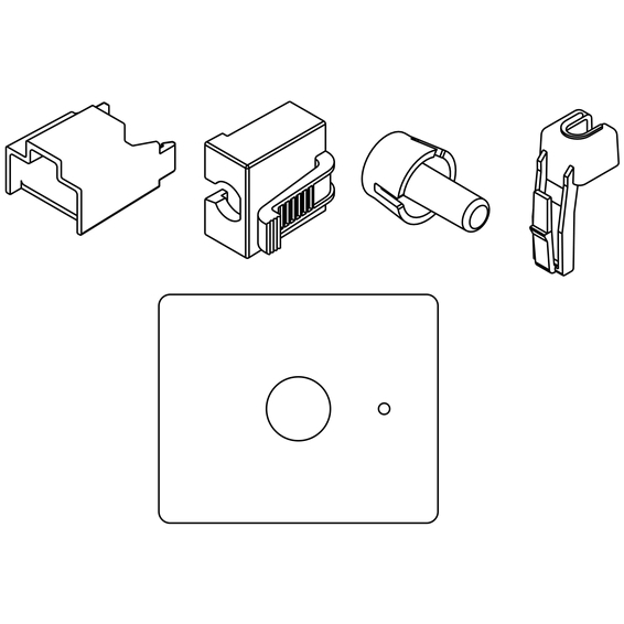 HMIZSUKIT Schneider Electric КОМПЛЕКТ ПРИНАДЛЕЖНОСТЕЙ ДЛЯ HMISTU