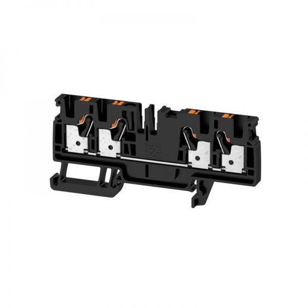 2051660000 WEIDMULLER Проходная клеммная колодка, PUSH IN, 4 mm², 800 V, 32 A, Количество соединений: 4