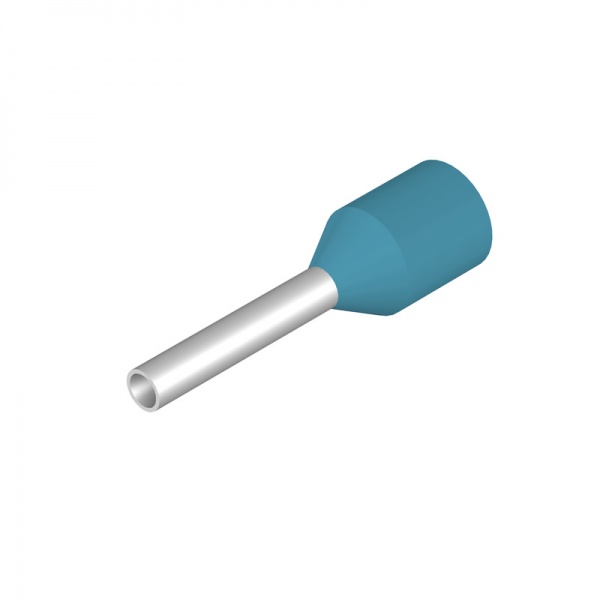 9018550000 WEIDMULLER Кабельный наконечник, изолированный, 0.75 mm², Длина зачистки изоляции: 10 mm, Светло-синий