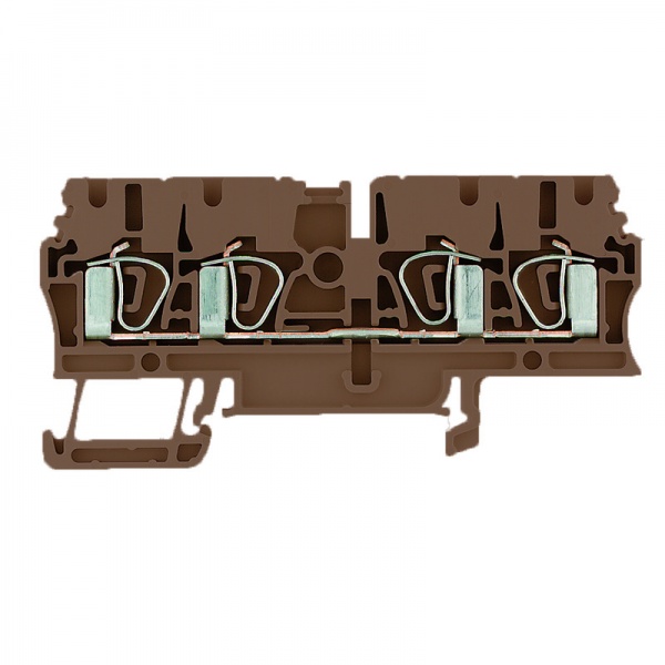 1683460000 WEIDMULLER Проходная клеммная колодка, Пружинное соединение, 2.5 mm², 800 V, 24 A, Количество соединений: 4