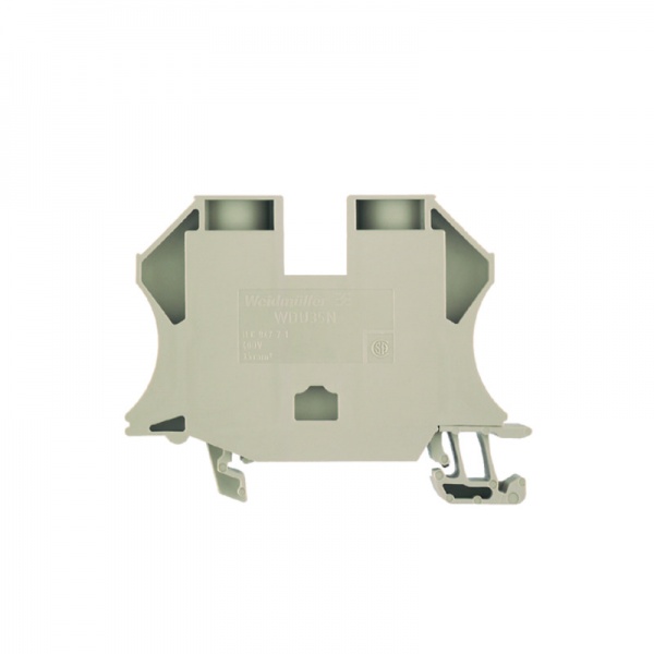 1040400000 WEIDMULLER Проходная клеммная колодка, Винтовое соединение, 35 mm², 500 V, 125 A, Количество соединений: 2
