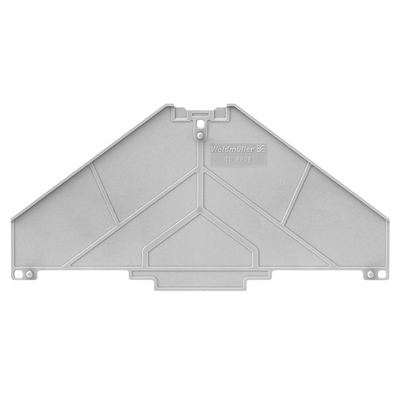 1173670000 WEIDMULLER Разделительная перегородка (клемма), без маркировки, 120 mm x 59.7 mm, серый