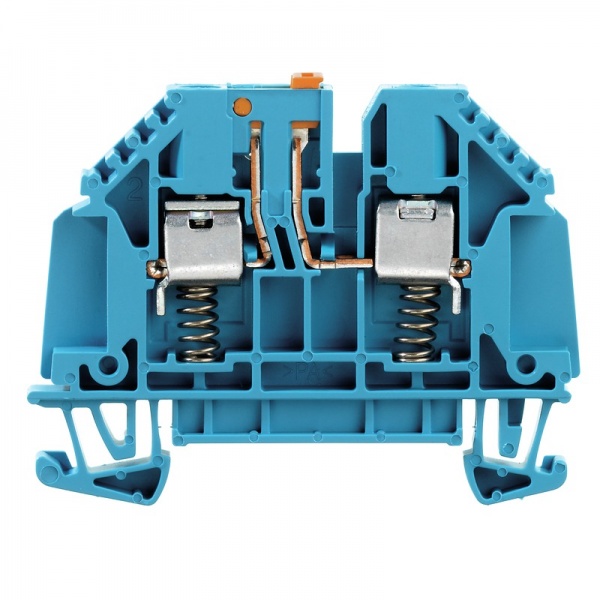 7910310000 WEIDMULLER Клемма для проведения проверок, Винтовое соединение, 4 mm², 500 V, 32 A, поворотный, Поперечное разделение: без, встроенное испытательное гнездо: Да,