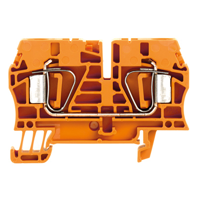 1636820000 WEIDMULLER Проходная клеммная колодка, Пружинное соединение, 6 mm², 800 V, 41 A, Количество соединений: 2