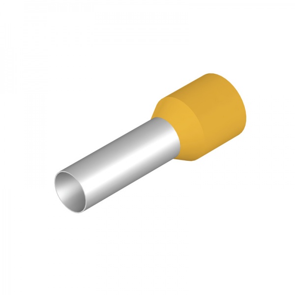 9019300000 WEIDMULLER Кабельный наконечник, изолированный, 25 mm², Длина зачистки изоляции: 24 mm, желтый