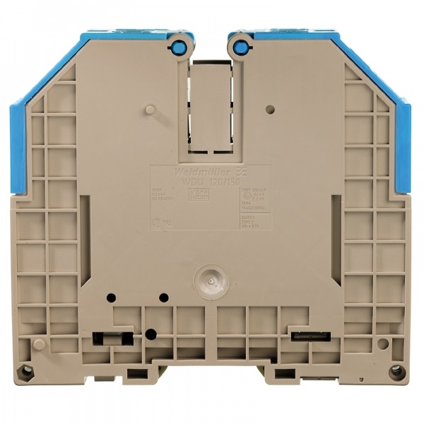 1024580000 WEIDMULLER Проходная клеммная колодка, Винтовое соединение, 120 mm², 1000 V, 269 A, Количество соединений: 2