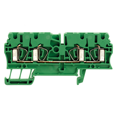 1683440000 WEIDMULLER Проходная клеммная колодка, Пружинное соединение, 2.5 mm², 800 V, 24 A, Количество соединений: 4