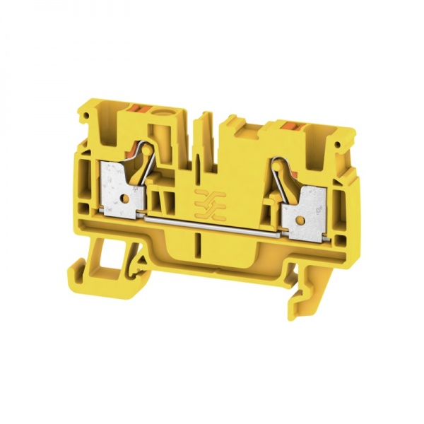 2051250000 WEIDMULLER Проходная клеммная колодка, PUSH IN, 4 mm², 800 V, 32 A, Количество соединений: 2