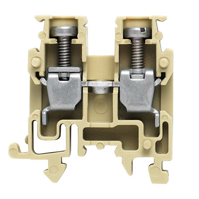 0697160000 WEIDMULLER Проходная клеммная колодка, Винтовое соединение, 2.5 mm², 250 V, 24 A, Количество соединений: 2