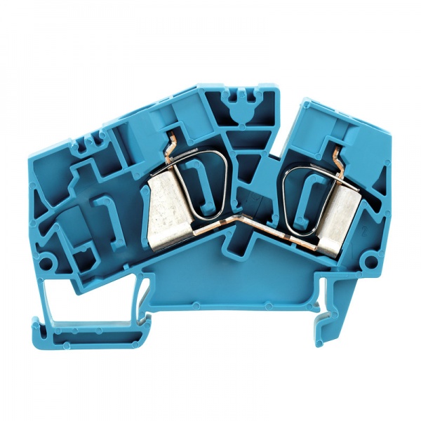 1771390000 WEIDMULLER Проходная клеммная колодка, Пружинное соединение, 6 mm², 800 V, 41 A, Количество соединений: 2
