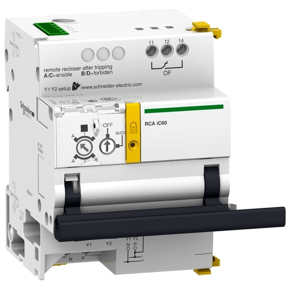 A9C70122 Schneider Electric Acti 9 RCA мотор-редуктор для автоматов iC60 1P, 1P+N, 2P c интерфейсом Ti24