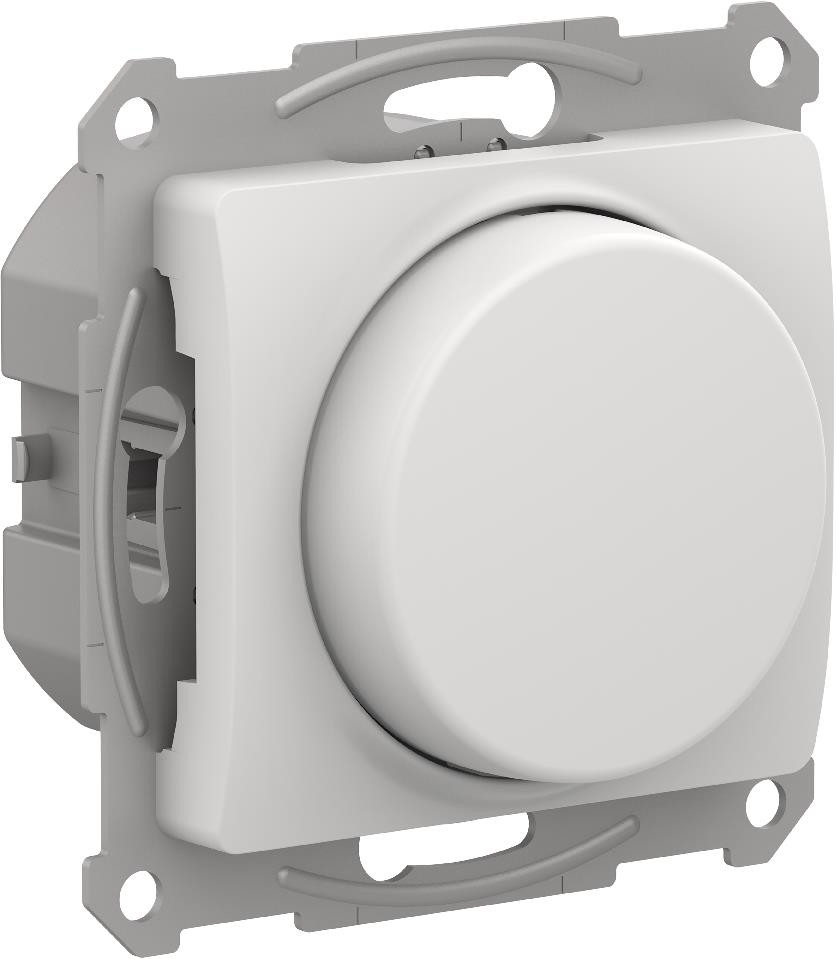 GLOSSA СВЕТОРЕГУЛЯТОР (диммер) повор-нажим, LED, RC, 315Вт, мех., БЕЛЫЙ