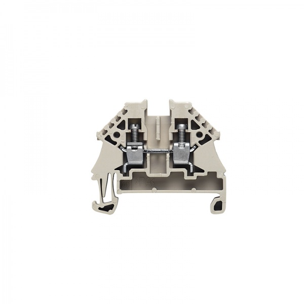 1042600000 WEIDMULLER Проходная клеммная колодка, Винтовое соединение, 4 mm², 500 V, 32 A, Количество соединений: 2