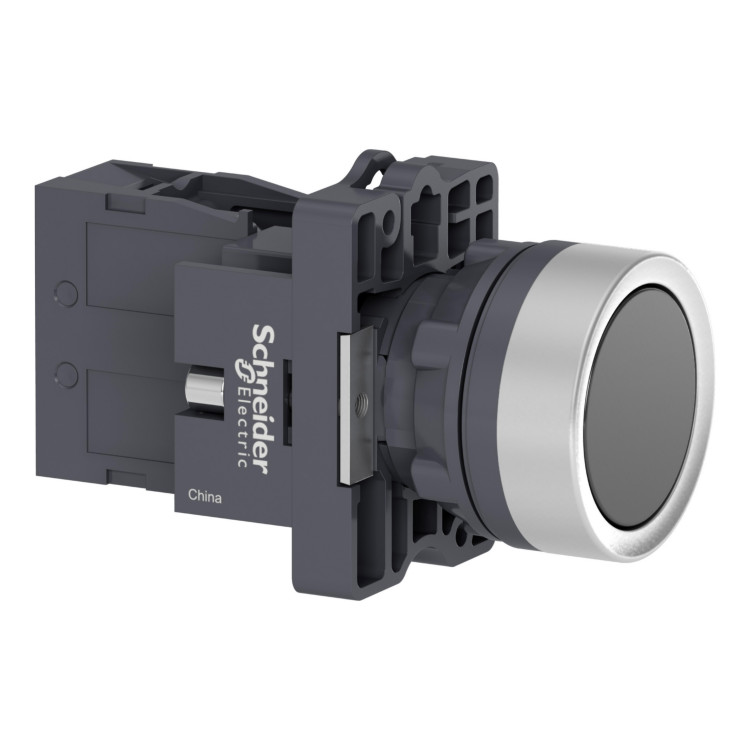 XA2EH021 Schneider Electric КНОПКА,СФИКС.,ЧЕРНАЯ,1НO