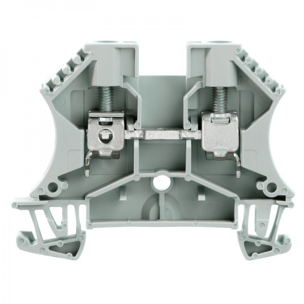 1039600000 WEIDMULLER Проходная клеммная колодка, Винтовое соединение, 6 mm², 800 V, 41 A, Количество соединений: 2