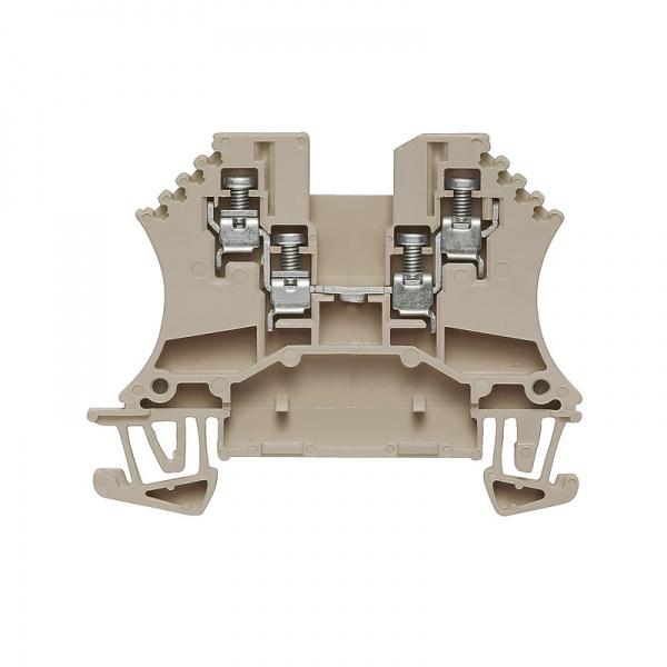 1031400000 WEIDMULLER Проходная клеммная колодка, Винтовое соединение, 1.5 mm², 800 V, 17.5 A, Количество соединений: 4