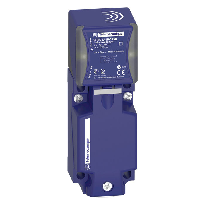 XS8C4A1DPP20 Schneider Electric ИНДУКТ. ДАТЧИК, 12-48В, 20ММ, НО ИЛИ НЗ