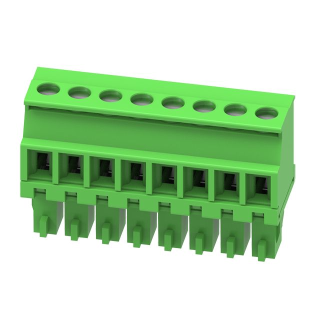 Female connector,3.81mm pitch,3P,Green