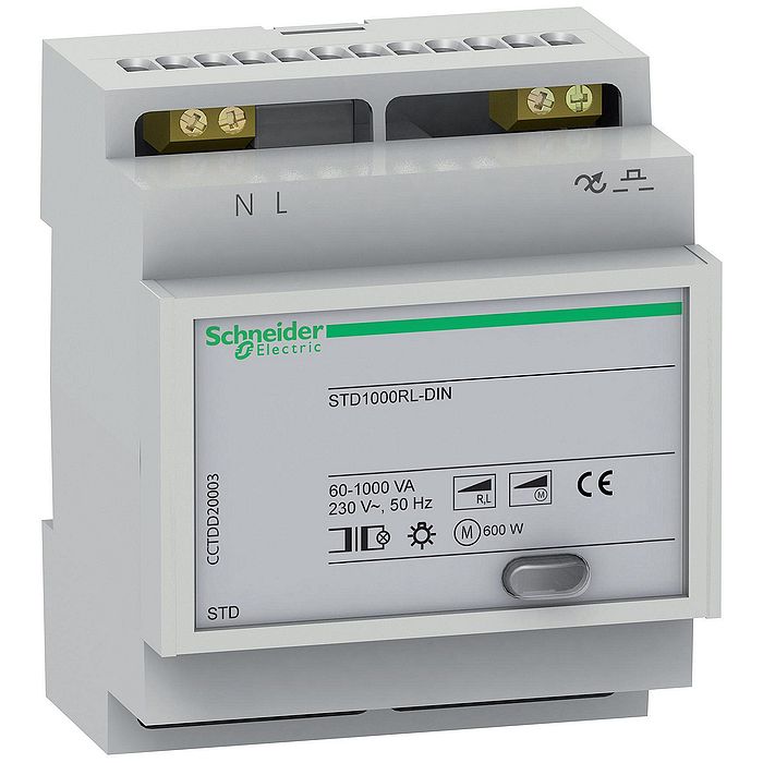 CCTDD20003 Schneider Electric ДИММЕР 1000ВТ STD1000RL-DIN ОДИНОЧНЫЙ