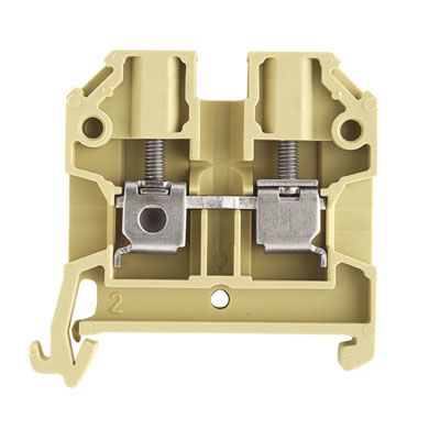 0443660000 WEIDMULLER Проходная клеммная колодка, Винтовое соединение, 4 mm², 800 V, 32 A, Количество соединений: 2