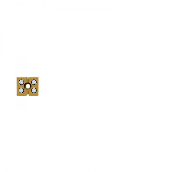 7906110000 WEIDMULLER Одно- и многоконтактная клеммная колодка, Винтовое соединение, 2.5 mm², 400 V, 24 A, Количество полюсов: 2, 17.4 mm, Умеренно желтый