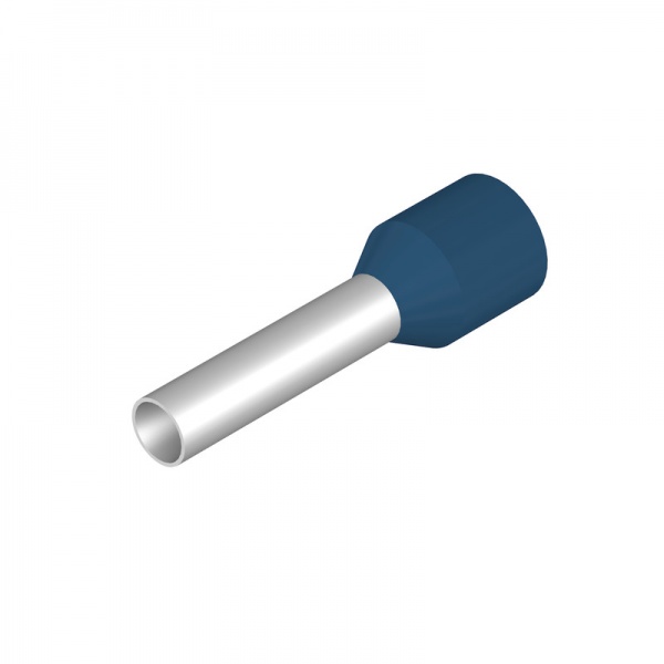 9036220000 WEIDMULLER Кабельный наконечник, изолированный, 2.5 mm², Длина зачистки изоляции: 13 mm, синий