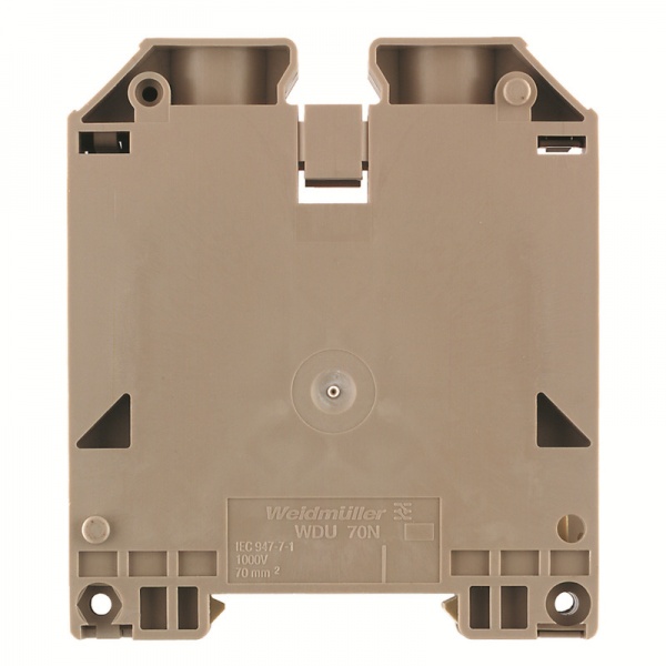 1393420000 WEIDMULLER Проходная клеммная колодка, Винтовое соединение, 70 mm², 1000 V, 192 A, Количество соединений: 2