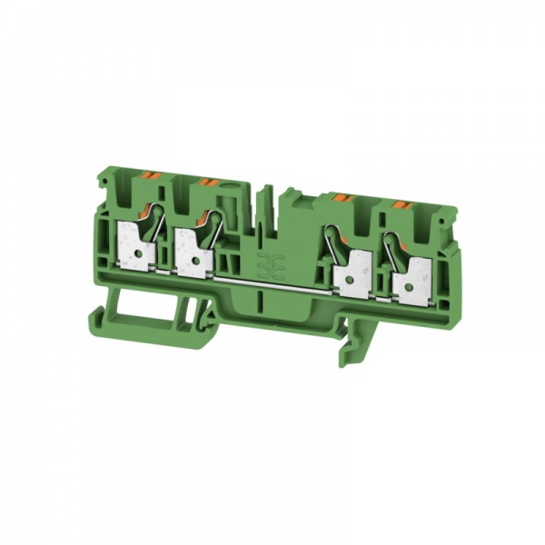 2051580000 WEIDMULLER Проходная клеммная колодка, PUSH IN, 4 mm², 800 V, 32 A, Количество соединений: 4