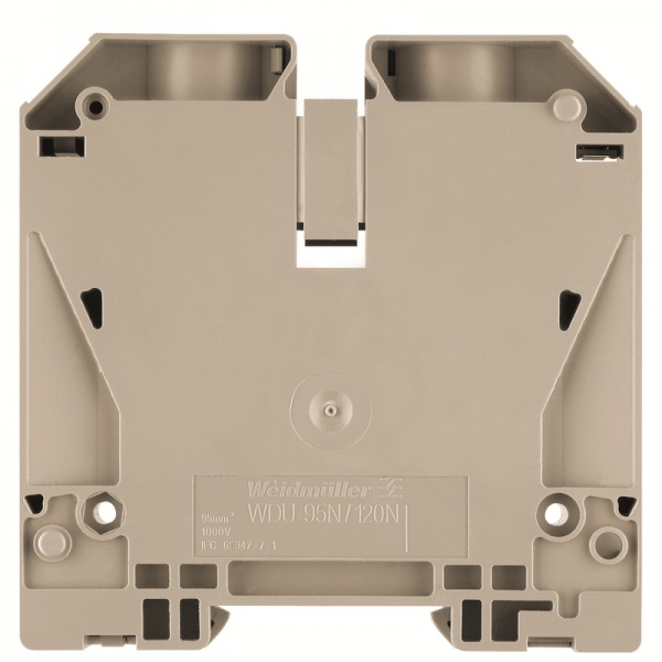 1393430000 WEIDMULLER Проходная клеммная колодка, Винтовое соединение, 120 mm², 1000 V, 269 A, Количество соединений: 2