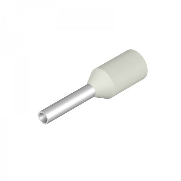 9019000000 WEIDMULLER Кабельный наконечник, изолированный, 0.5 mm², Длина зачистки изоляции: 8 mm, белый