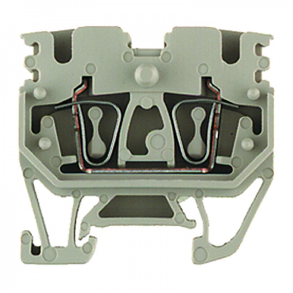 1712780000 WEIDMULLER Проходная клеммная колодка, Пружинное соединение, 2.5 mm², 800 V, 24 A, Количество соединений: 4