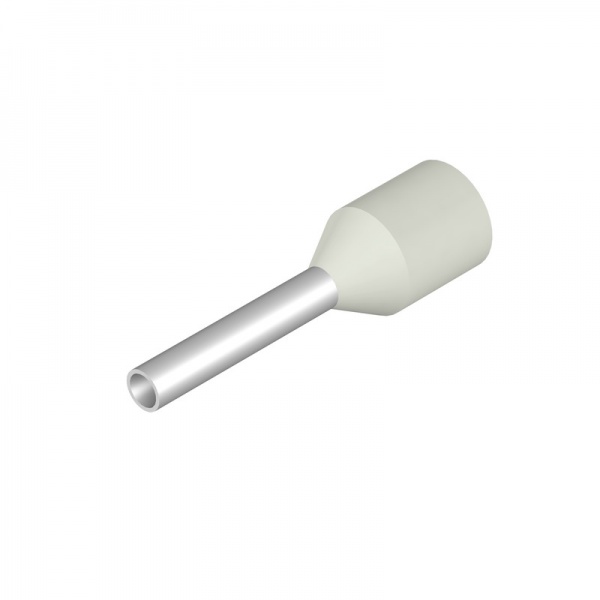 9025700000 WEIDMULLER Кабельный наконечник, изолированный, 0.75 mm², Длина зачистки изоляции: 10 mm, белый