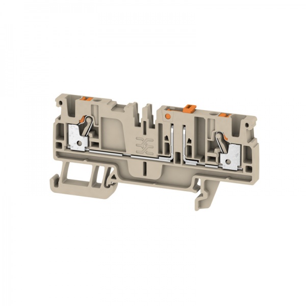 1989800000 WEIDMULLER Клемма для проведения проверок, PUSH IN, 2.5 mm², 500 V, 20 A, поворотный, Поперечное разделение: без, встроенное испытательное гнездо: Да, TS 35, Тем