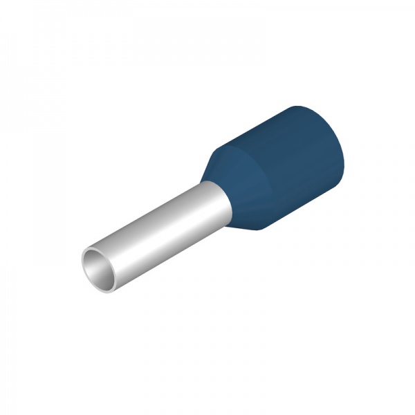 9026100000 WEIDMULLER Кабельный наконечник, изолированный, 2.5 mm², Длина зачистки изоляции: 10 mm, синий