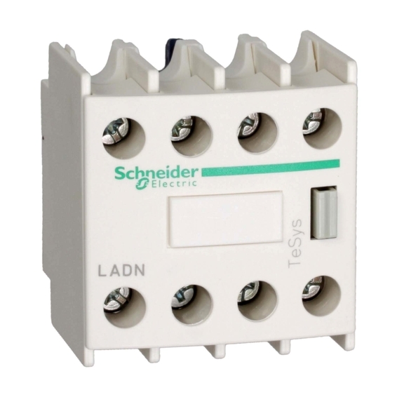 LADN13 Schneider Electric ДОП. КОНТ. БЛОК НО+3НЗ ФРОНТАЛЬНЫЙ МОНТАЖ КРЕПЛЕНИЕ С ПОМОЩЬЮ ВИНТОВЫХ ЗАЖИМОВ