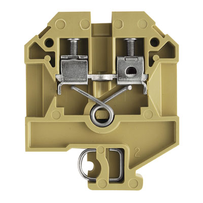 0497560000 WEIDMULLER Проходная клеммная колодка, Винтовое соединение, 4 mm², 630 V, 32 A, Количество соединений: 2
