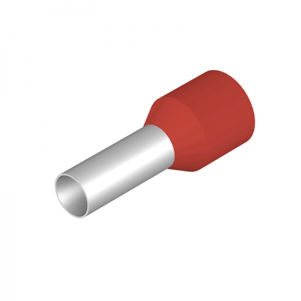 9019240000 WEIDMULLER Кабельный наконечник, изолированный, 10 mm², Длина зачистки изоляции: 15 mm, красный