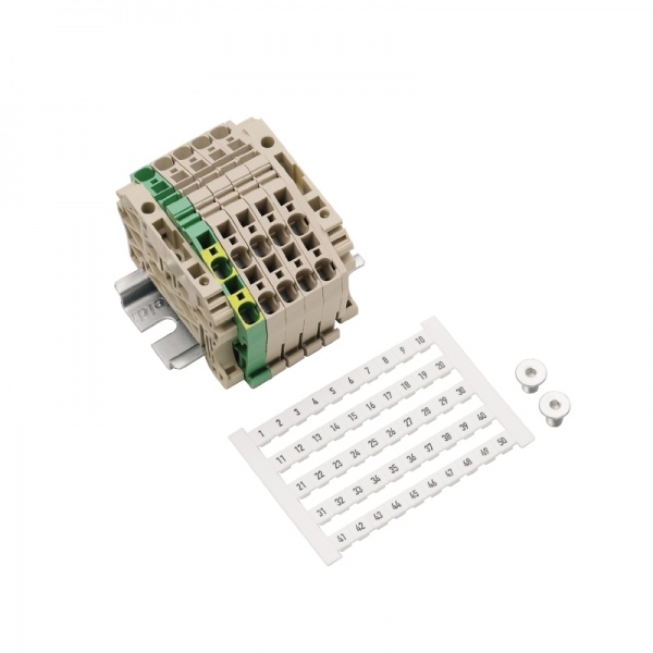 8000004139 WEIDMULLER Одно- и многоконтактная клеммная колодка, Пружинное соединение, 4 mm², Количество полюсов: 4