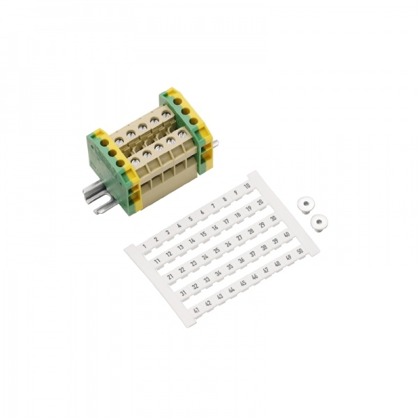 8000004131 WEIDMULLER Одно- и многоконтактная клеммная колодка, Винтовое соединение, 4 mm², Количество полюсов: 5