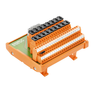 9441560000 WEIDMULLER Интерфейсный модуль с реле, LP2N 5.08mm, Винтовое соединение, Соединительный разъем RSV 1,6, 24-полюсная розеточная часть, 2-проводной, Светодиодный и
