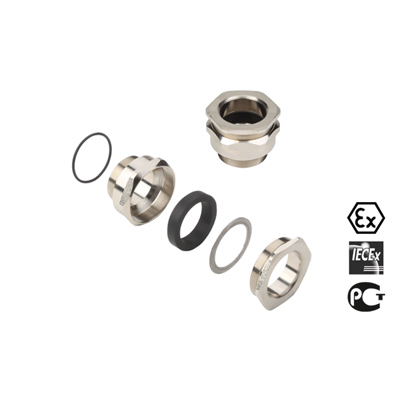 0930481222 WEIDMULLER Кабельный ввод с взрывозащитой (металл), M 20, 16 mm, OD min. 4 - OD max. 8.4 mm, IP66, IP68 — 2,5 бара, Латунь никелированная