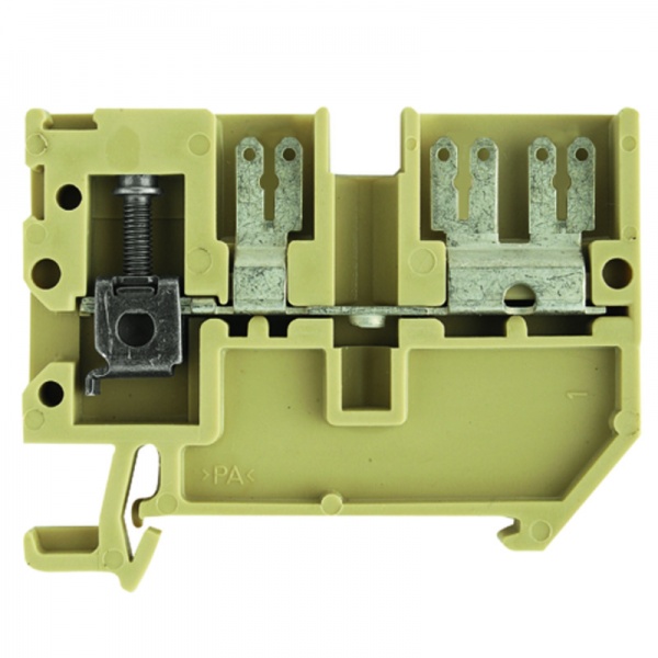 0664960000 WEIDMULLER Проходная клеммная колодка, Винтовое соединение, 4 mm², 500 V, 20 A, Количество соединений: 1