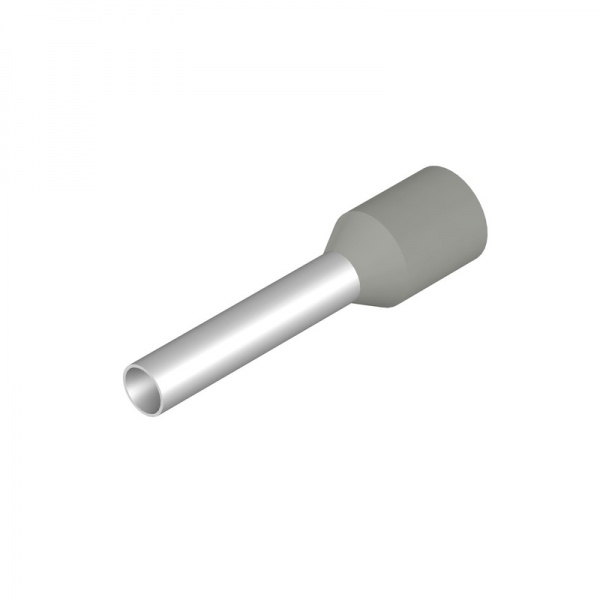 9021080000 WEIDMULLER Кабельный наконечник, изолированный, 2.5 mm², Длина зачистки изоляции: 14 mm, серый