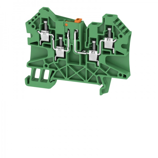 1361910000 WEIDMULLER Клемма для проведения проверок, Винтовое соединение, 4 mm², 500 V, 27 A, поворотный, Поперечное разделение: без, встроенное испытательное гнездо: Нет,